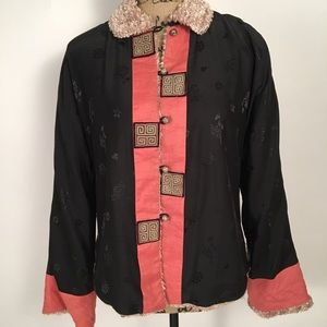 Beautiful Asian silk coat